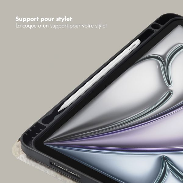 Selencia Coque tablette Vivid Apple iPad Air 11 pouces (2025) M3 / (2024) M2 / Air 5 (2022) / Air 4 (2020) - Desert Waves Beige