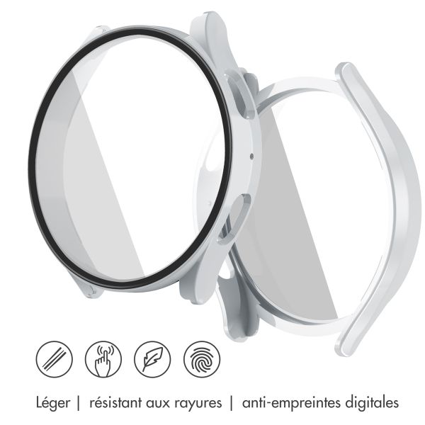 imoshion Coque rigide à couverture complète Samsung Galaxy Watch 5 - 40 mm - Argent