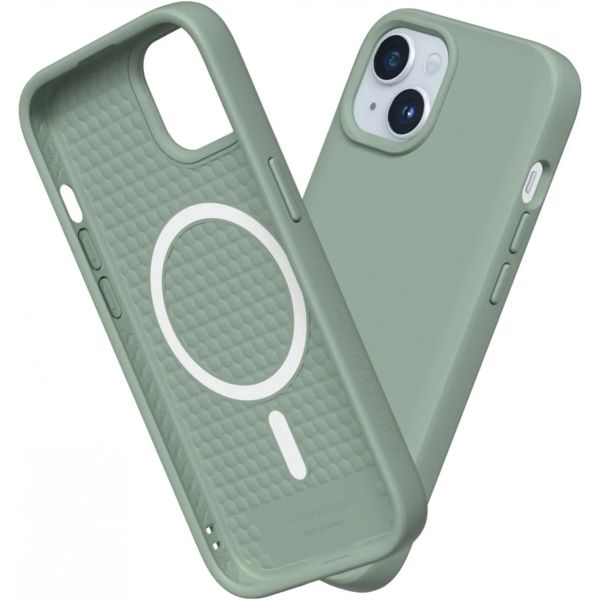 RhinoShield ﻿Coque SolidSuit MagSafe iPhone 15 - Classic Sage Green