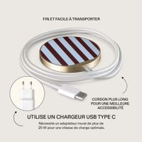 Burga Chargeur magnétique sans fil - MagSafe et Qi2 - Offline / Gold