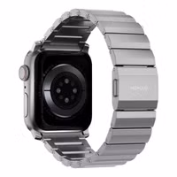 Nomad Bracelet à maillons en titane Apple Watch Series 1 t/m 11 / SE / Ultra (44/45/46/49 mm) - Silver
