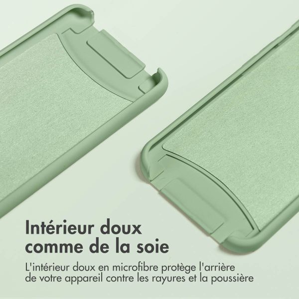 imoshion Coque de couleur avec cordon amovible Samsung Galaxy S21 - Vert