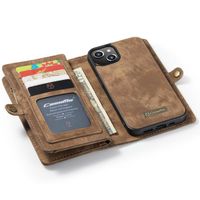 CaseMe Etui de téléphone de luxe en cuir deux iPhone 13 Mini