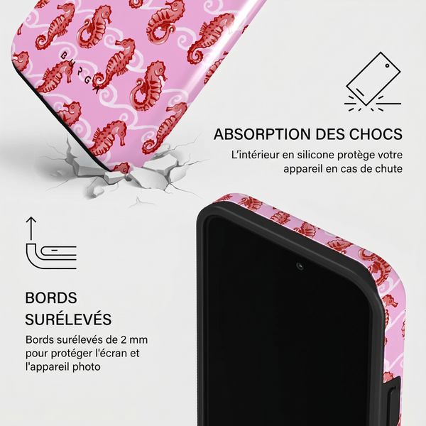 Burga Coque Tough MagSafe Apple iPhone 15 Pro - Coral Reef