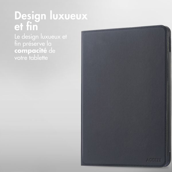 Accezz Coque tablette Classic Apple iPad Air 11 pouces (2025) M3 / (2024) M2 / Air 5 (2022) / Air 4 (2020) - Noir