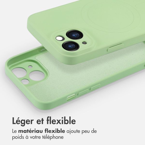 imoshion Coque Couleur avec MagSafe Apple iPhone 14 - Vert