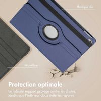 imoshion Coque tablette rotatif à 360° Apple iPad 9 (2021) 10.2 pouces / iPad 8 (2020) 10.2 pouces / iPad 7 (2019) 10.2 pouces - Bleu foncé