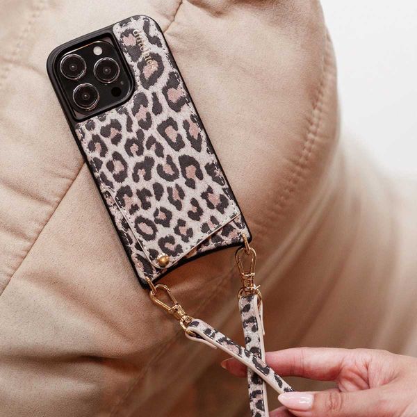 Dutchies Coque avec porte-cartes Apple iPhone 15 Pro - Leo