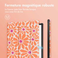 imoshion Design Trifold Hard Sleepcover Pocketbook InkPad X Pro - Orange Flowers Connect