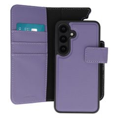 imoshion Étui portefeuille luxe 2-en-1 amovible Samsung Galaxy S25 - Violet