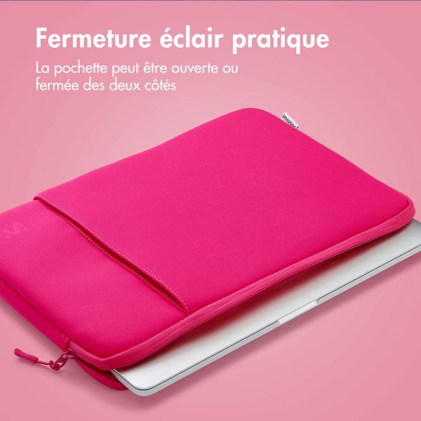 imoshion Pochette ordinateur avec compartiment 15-16 pouces - Hot Pink