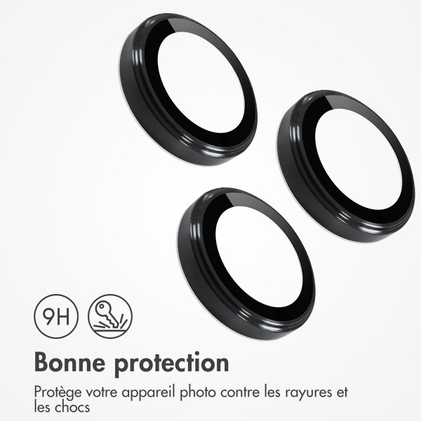 imoshion ﻿Lot de 2 protections d'objectif de caméra Apple iPhone 14 Pro / 14 Pro Max - Gris