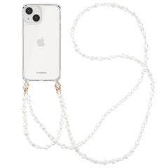 imoshion Coque avec dragonne + bracelet Apple iPhone 14 - Perles Cœurs
