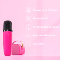 imoshion Kids Karaoke Set - Enceinte et micro - Hot Pink