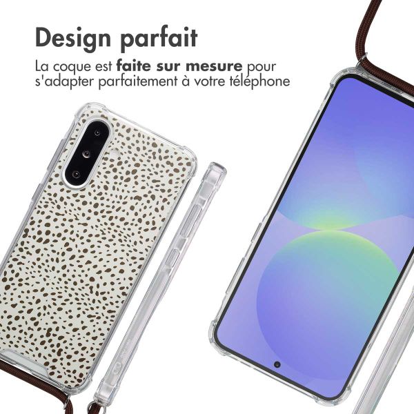 imoshion Coque Design avec cordon Samsung Galaxy A36 - Desert Dots