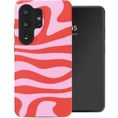 Selencia Coque arrière Vivid Samsung Galaxy S26 Ultra - Dream Swirl Pink
