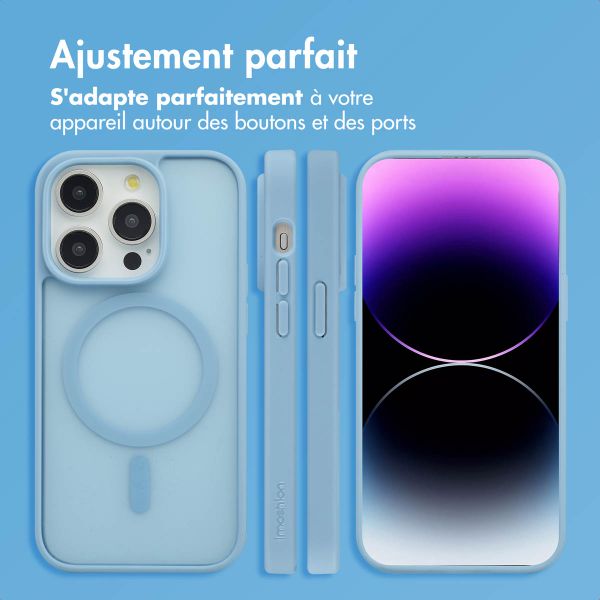 imoshion Coque Color Guard avec MagSafe iPhone 14 Pro - Bleu clair