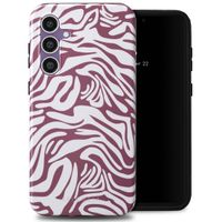 Selencia Coque arrière Vivid Tough Samsung Galaxy S23 FE - Trippy Swirl Dark Rose