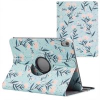 imoshion Coque tablette Design rotatif à 360° Apple iPad 11 (2025) 11 pouces A16 / iPad 10 (2022) 10.9 pouces - Flowers