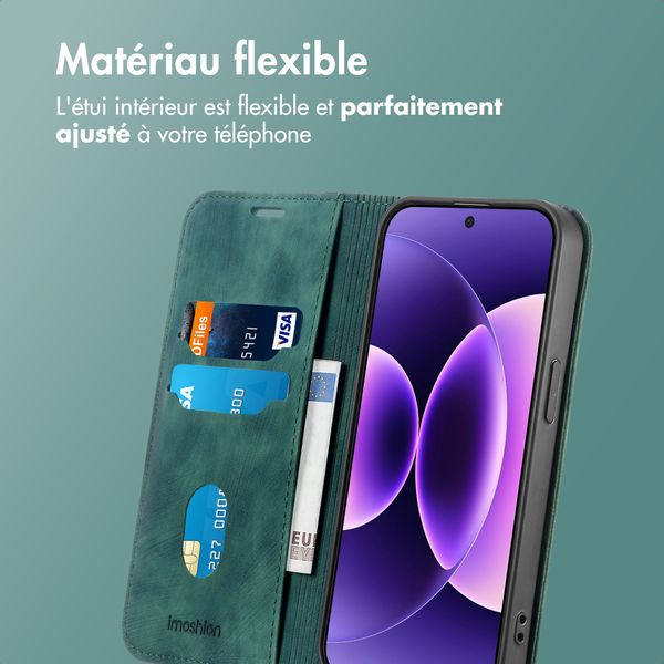 imoshion Étui de téléphone portefeuille Slim Xiaomi 17 Pro Max - Vert