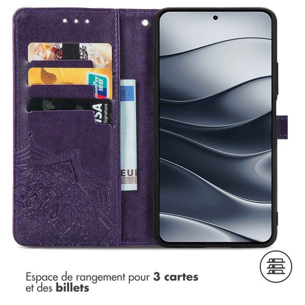 imoshion Etui de téléphone portefeuille Xiaomi Redmi Note 14 5G - Violet