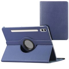 imoshion Coque tablette rotatif à 360° Samsung Galaxy Tab S10 Ultra / Tab S9 Ultra - Bleu foncé