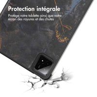 imoshion Coque tablette Design Trifold Xiaomi Pad 7 / 7 Pro - Black Marble