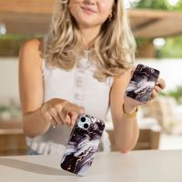 Selencia Powerbank Vivid 5 000 mAh - MagSafe et Qi2 - Noir / Chic Marble Black