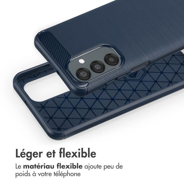 imoshion Coque Brushed Samsung Galaxy A26 - Bleu foncé