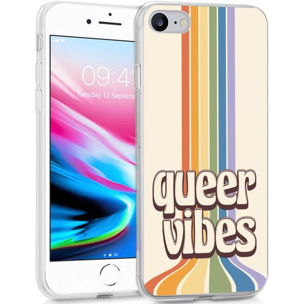 imoshion Coque Design iPhone SE (2022 / 2020) / 8 / 7 - Rainbow Queer vibes