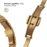 Selencia Bracelet à maillons fin en acier Apple Watch Series 1 t/m 9 / SE (38/40/41 mm) | Series 10 / 11 (42 mm) - Doré
