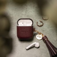 Selencia Coque Serpent Yara Apple AirPods 1 / 2 - Rouge foncé