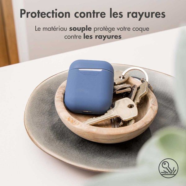 imoshion Coque en silicone AirPods 1 / 2 - Bleu