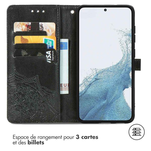 imoshion Etui de télephone Mandala Samsung Galaxy S23 - Noir
