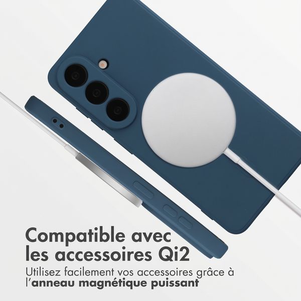 imoshion Coque Couleur avec MagSafe Samsung Galaxy S26 Plus - Bleu foncé