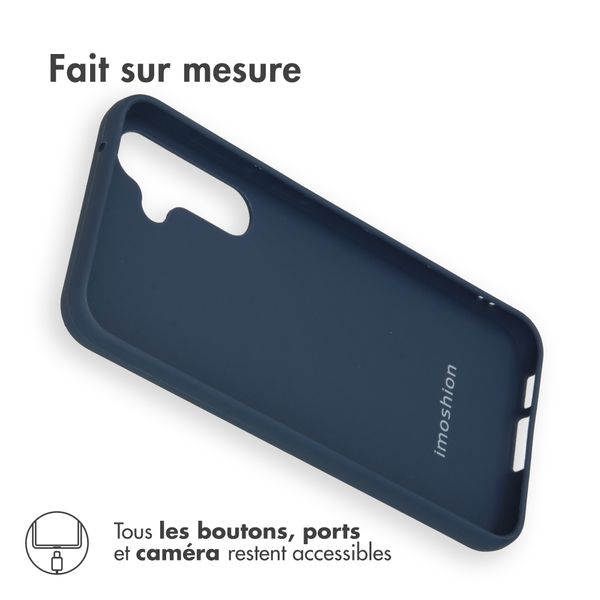 imoshion Coque Couleur Samsung Galaxy S23 FE - Blue foncé