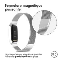 imoshion Bracelet magnétique milanais Fitbit Luxe - Taille M - Argent