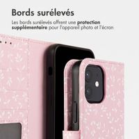 imoshion Étui de télephone portefeuille Design Apple iPhone 11 - Pink Bazaar Flowers