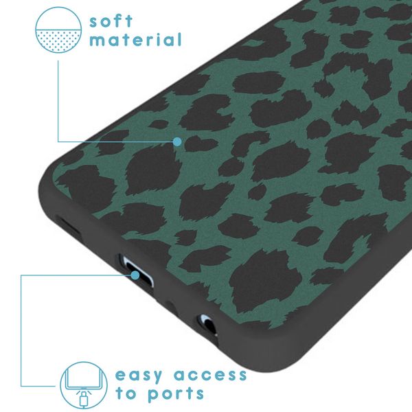 imoshion Coque Design Samsung Galaxy A52(s) (5G/4G) - Léopard -Vert / Noir