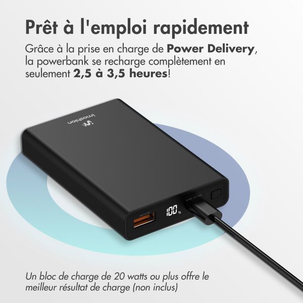 imoshion Ultra Series Batterie externe 10.000 mAh - Noir