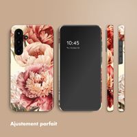 Selencia Coque arrière Vivid Samsung Galaxy S25 FE - Vintage Peony