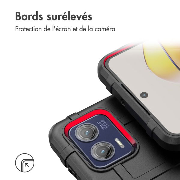 imoshion Coque Rugged Shield Motorola Moto G73 - Noir
