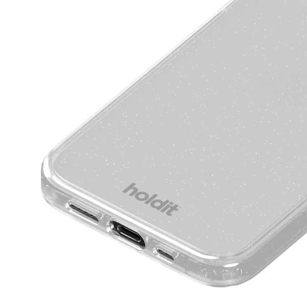 Holdit Coque Pailletée iPhone 13 / 14 / 15 - White