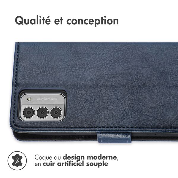 imoshion Étui de télephone portefeuille Nokia G42 - Bleu foncé