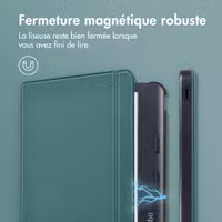 imoshion Étui de liseuse portefeuille Slim Hard Kobo Libra Colour - Vert foncé