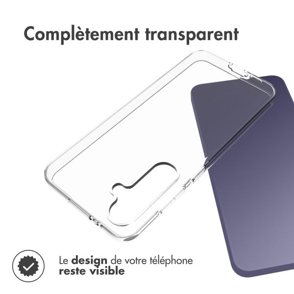 Accezz Coque Clear Samsung Galaxy S24 FE - Transparent