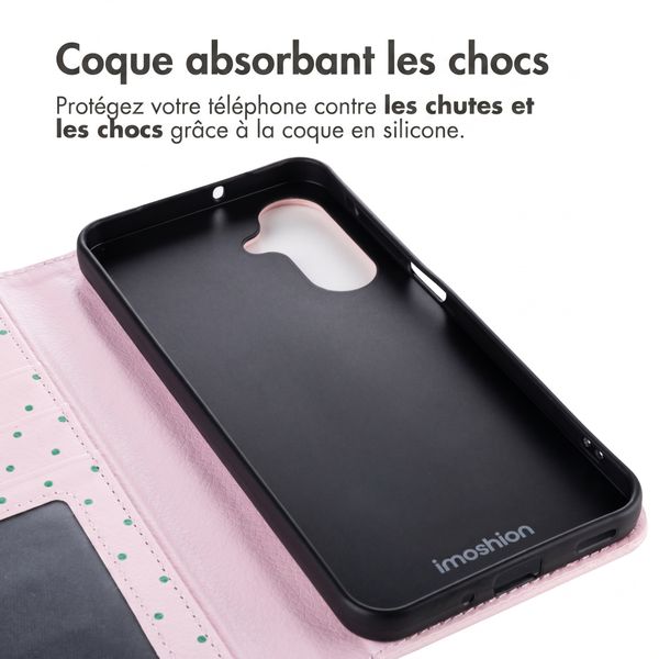 imoshion Étui de télephone portefeuille Design Samsung Galaxy A57 (5G) - Happy Dots