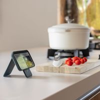 Accezz Porte-cartes MagSafe en cuir vintage avec support - Smokey Green