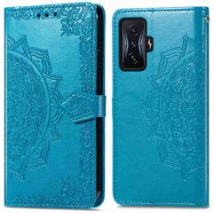 imoshion Etui de téléphone portefeuille Mandala Xiaomi Poco F4 GT 5G - Turquoise