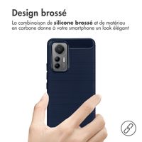 imoshion Coque Brushed Xiaomi 12 Lite - Bleu foncé